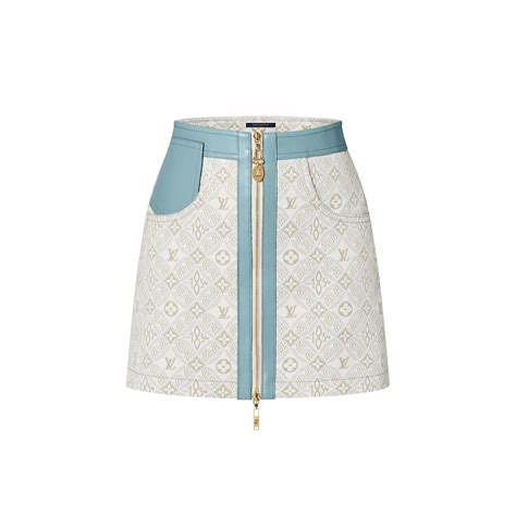 lv skirt white